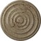 Ekena Millwork Carton Ceiling Medallion (For Canopies up to 2 5/8"), 12 5/8"OD x 1"P, Gobi Desert Crackle CM13CAGDC - alternate 1